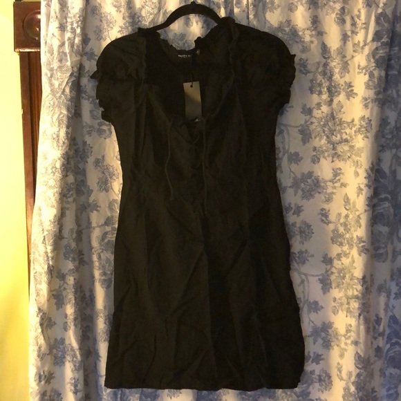 Nasty Gal Dresses & Skirts - Lace-up Little Black Dress